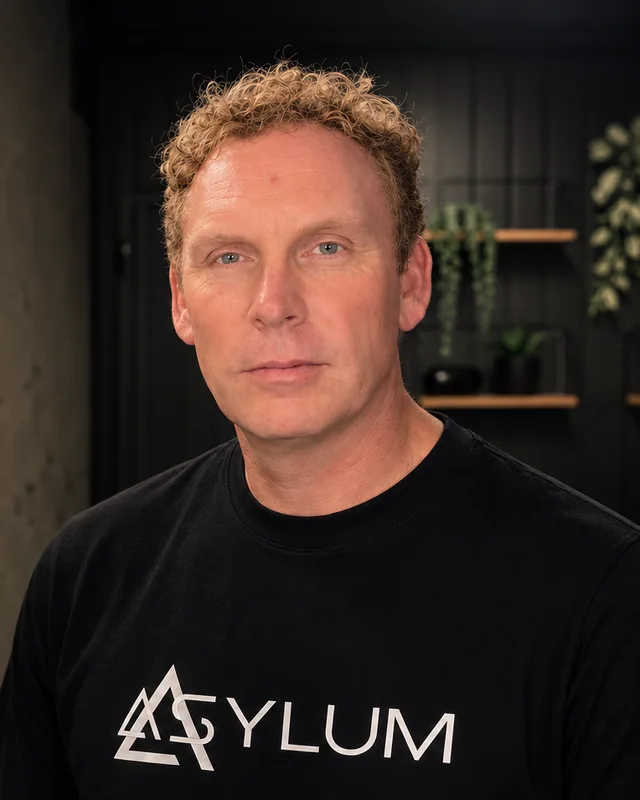 Brad, co-founder, technician and research and development lead at Asylum