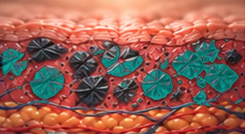 Illustration of step 1: Tattoo in skin